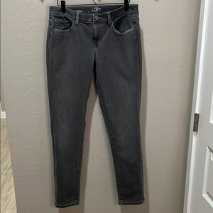 LOFT Gray Skinny Jeans with Slim Fit Dark Size 29 Like New Normcore Coastal Gma